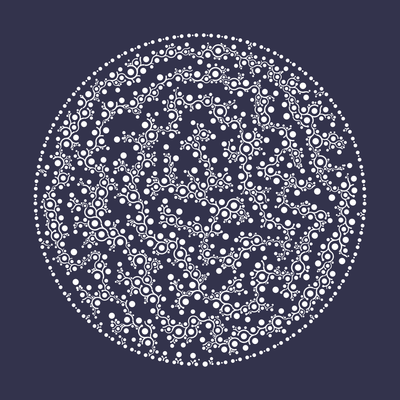 dyson sphere   julien leonard dots art