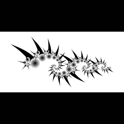 fractal rose   julien leonard dots art