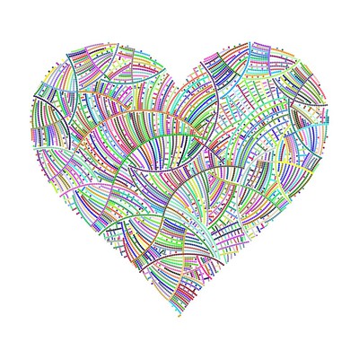 heartistic   julien leonard dots art