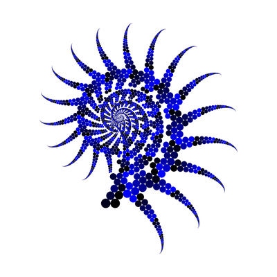 spiral   julien leonard dots art