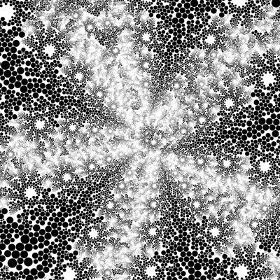 stellar well   julien leonard dots art