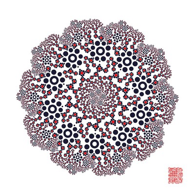 alhambra coral   julien leonard dots art