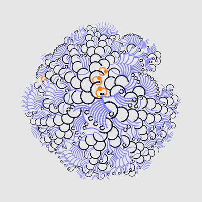 bubble bouquet   julien leonard dots art