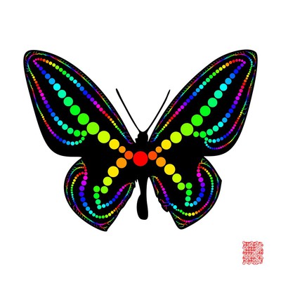 butterfly effect   julien leonard dots art