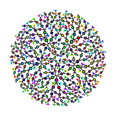 colorflyer   julien leonard dots art