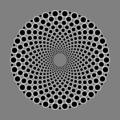 complex tangent progression   julien leonard dots art