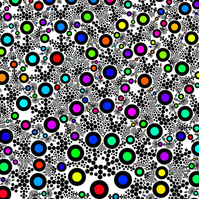 dark matter   julien leonard dots art