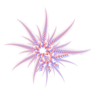 feather stars   julien leonard dots art