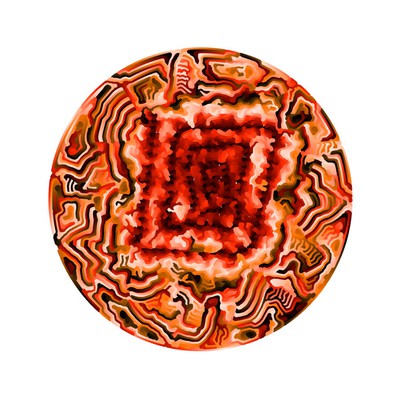 mineralog   julien leonard dots art