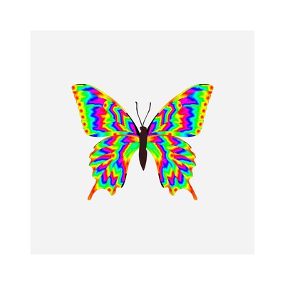 papilio machaon rainbowcrushii   julien leonard dots art