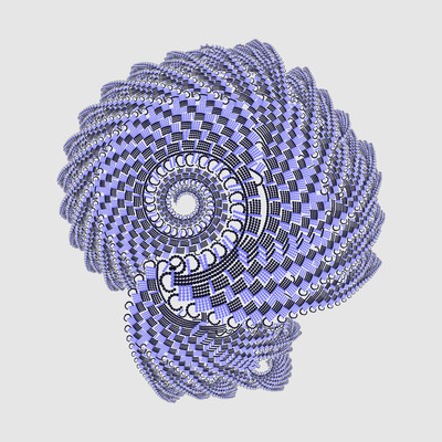 peacock wheel   julien leonard dots art