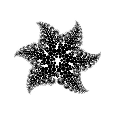 sea star   julien leonard dots art