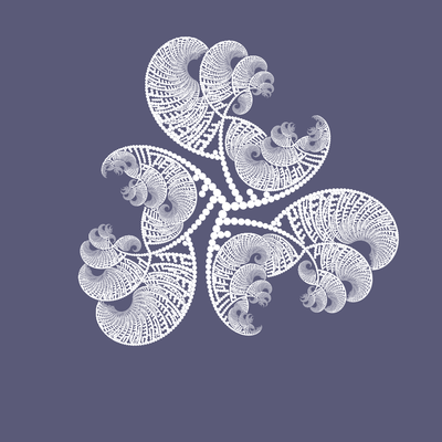 shells   julien leonard dots art