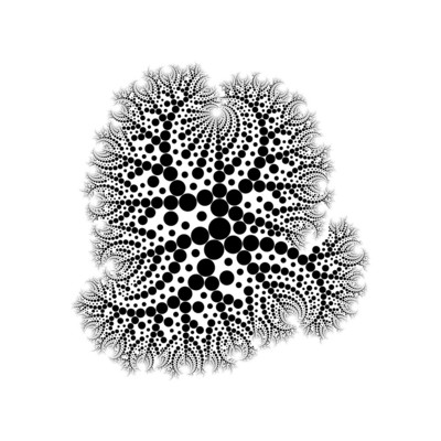 spiky   julien leonard dots art