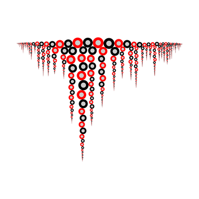 stalactites   julien leonard dots art