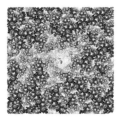 star snow   julien leonard dots art