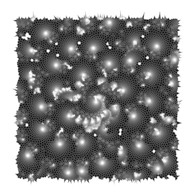 voronoi field   julien leonard dots art